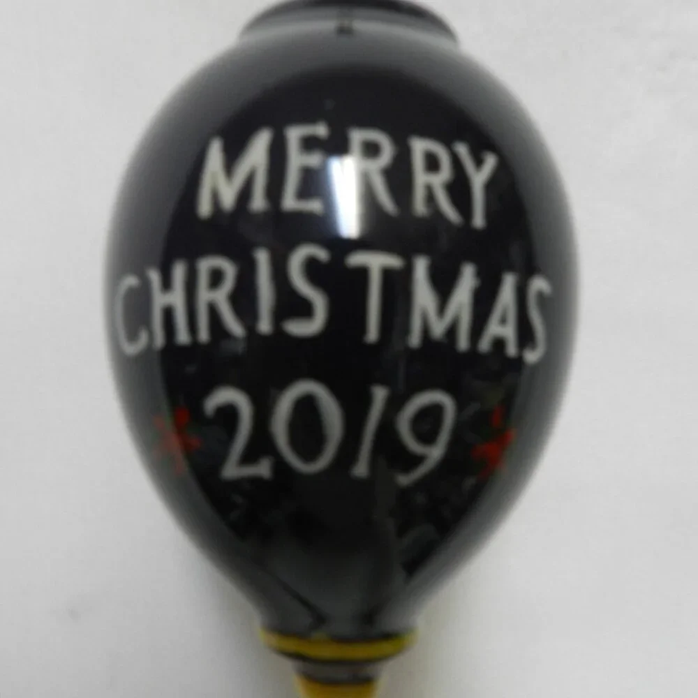 Nutcracker Christmas Tear Drop Glass Ornament Li Bien Hand painted 2019 w/ Box